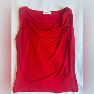 Calvin Klein Vibrant Red Women's Blouse